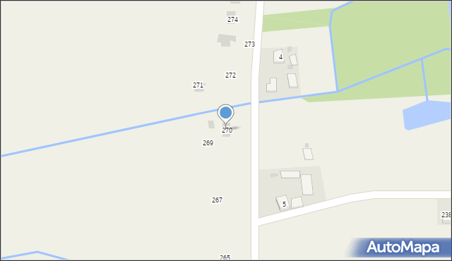 Wylewa, Wylewa, 270, mapa Wylewa