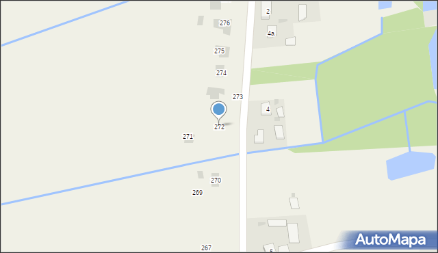 Wylewa, Wylewa, 272, mapa Wylewa
