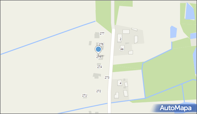 Wylewa, Wylewa, 275, mapa Wylewa