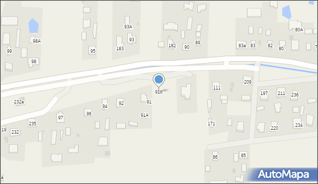 Wylewa, Wylewa, 91b, mapa Wylewa
