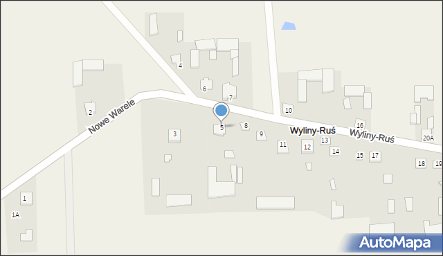 Wyliny-Ruś, Wyliny-Ruś, 5, mapa Wyliny-Ruś