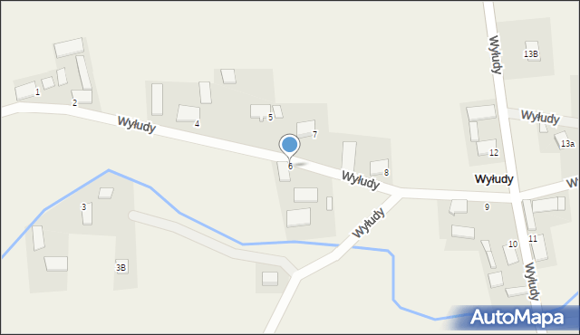 Wyłudy, Wyłudy, 6, mapa Wyłudy