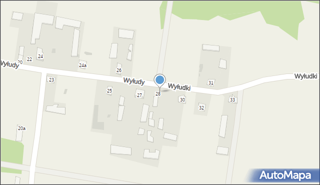 Wyłudy, Wyłudy, 29, mapa Wyłudy