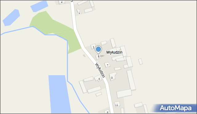 Wyłudzin, Wyłudzin, 5, mapa Wyłudzin