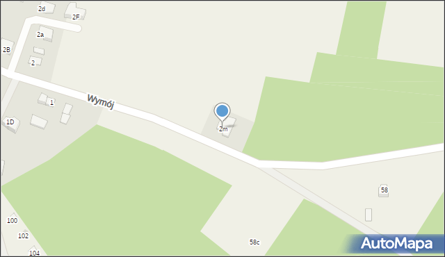 Wymój, Wymój, 2m, mapa Wymój