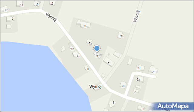 Wymój, Wymój, 7c, mapa Wymój