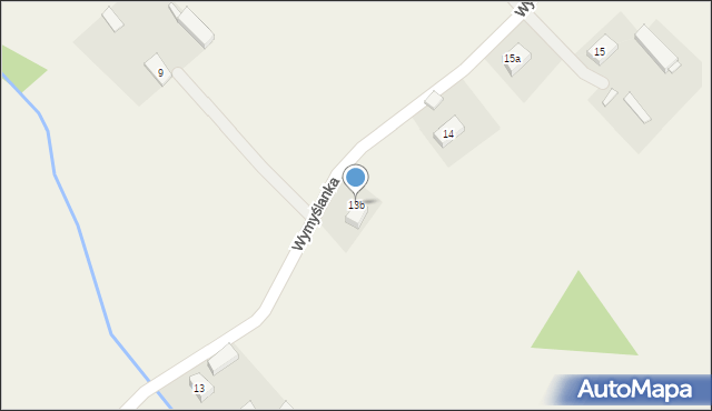 Wymyślanka, Wymyślanka, 13b, mapa Wymyślanka