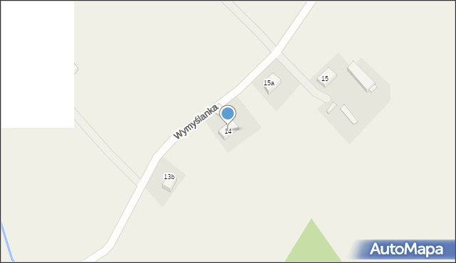 Wymyślanka, Wymyślanka, 14, mapa Wymyślanka