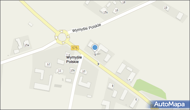 Wymyśle Polskie, Wymyśle Polskie, 9, mapa Wymyśle Polskie