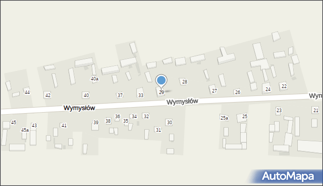 Wymysłów, Wymysłów, 29, mapa Wymysłów