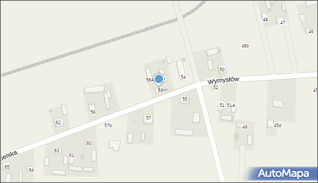Wymysłów, Wymysłów, 56, mapa Wymysłów