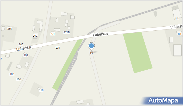 Wymysłów, Wymysłów, 85, mapa Wymysłów
