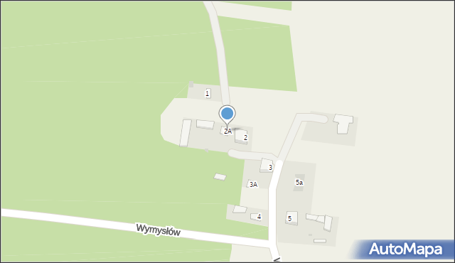 Wymysłów, Wymysłów, 2A, mapa Wymysłów