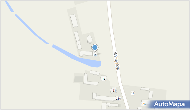 Wymysłów, Wymysłów, 15, mapa Wymysłów