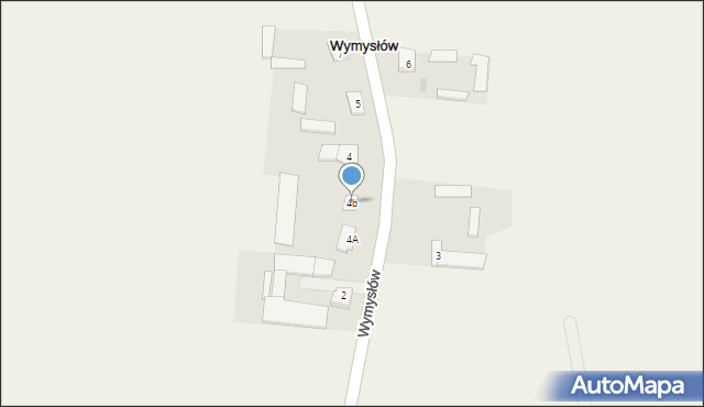 Wymysłów, Wymysłów, 4b, mapa Wymysłów