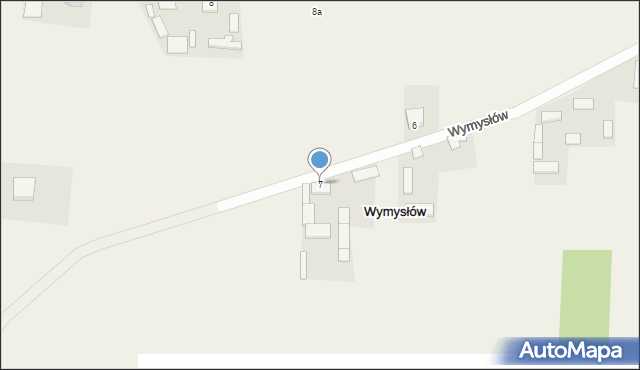 Wymysłów, Wymysłów, 7, mapa Wymysłów