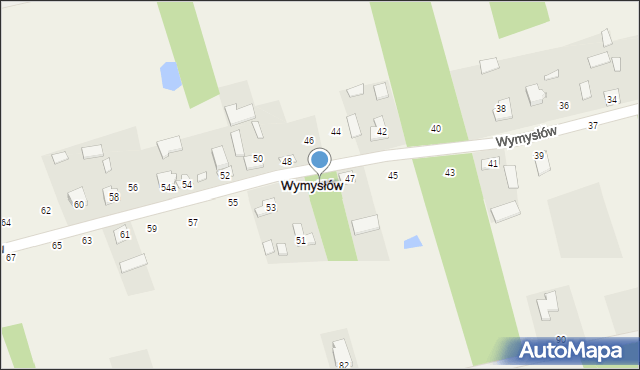 Wymysłów, Wymysłów, 49, mapa Wymysłów