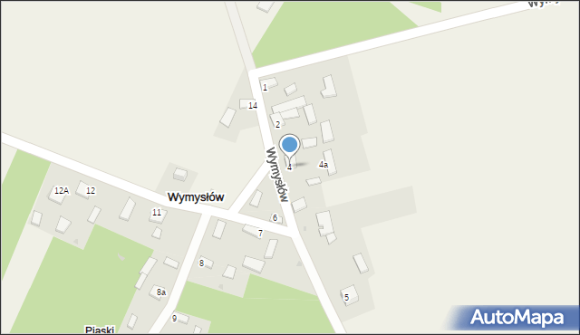 Wymysłów, Wymysłów, 4, mapa Wymysłów