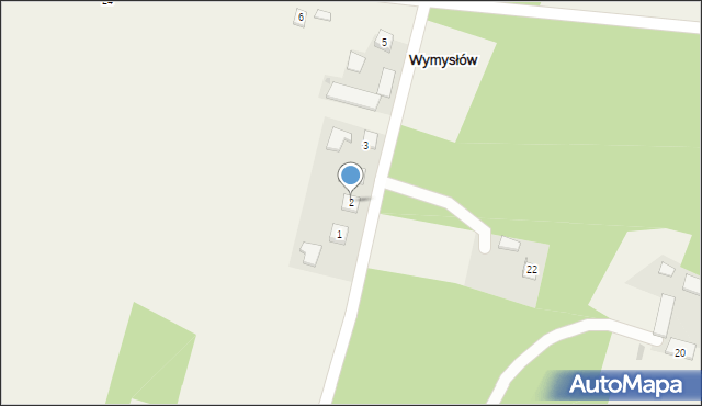 Wymysłów, Wymysłów, 2, mapa Wymysłów