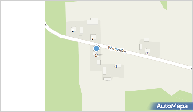 Wymysłów, Wymysłów, 3A, mapa Wymysłów