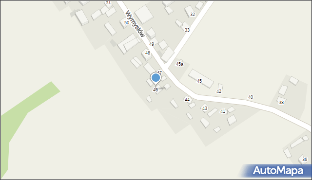 Wymysłów, Wymysłów, 46, mapa Wymysłów