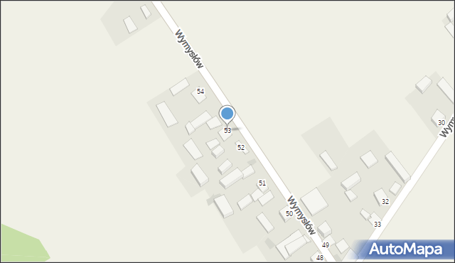 Wymysłów, Wymysłów, 53, mapa Wymysłów