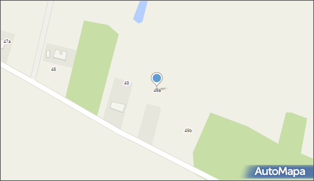 Wymysłów, Wymysłów, 49a, mapa Wymysłów