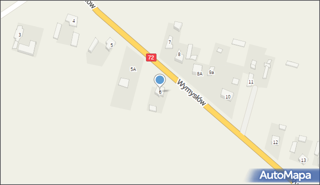 Wymysłów, Wymysłów, 6, mapa Wymysłów