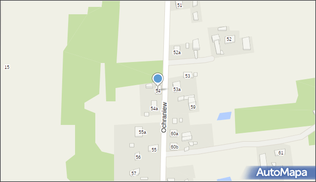 Wymysłów, Wymysłów, 54, mapa Wymysłów