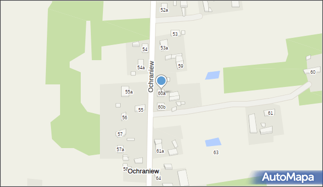 Wymysłów, Wymysłów, 60a, mapa Wymysłów