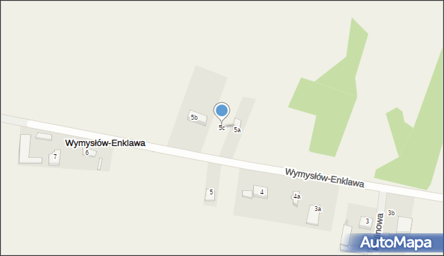 Wymysłów-Enklawa, Wymysłów-Enklawa, 5c, mapa Wymysłów-Enklawa