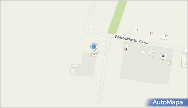 Wymysłów-Enklawa, Wymysłów-Enklawa, 9, mapa Wymysłów-Enklawa