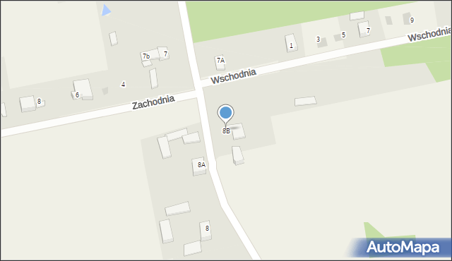 Wymysłów Francuski, Wymysłów Francuski, 8B, mapa Wymysłów Francuski