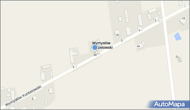 Wymysłów Kurzelowski, Wymysłów Kurzelowski, 6a, mapa Wymysłów Kurzelowski