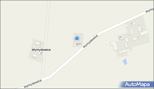 Wymysłowice, Wymysłowice, 16, mapa Wymysłowice