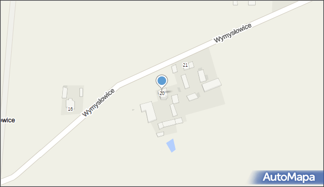 Wymysłowice, Wymysłowice, 20, mapa Wymysłowice