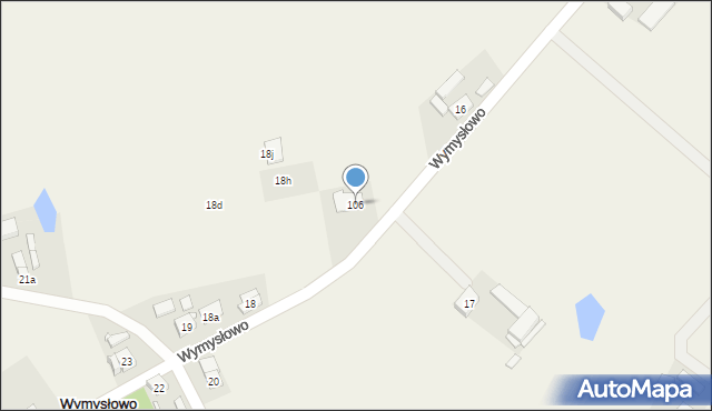 Wymysłowo, Wymysłowo, 106, mapa Wymysłowo