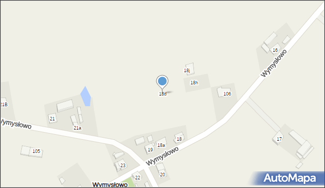 Wymysłowo, Wymysłowo, 18d, mapa Wymysłowo
