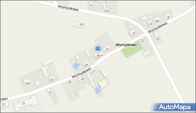 Wymysłowo, Wymysłowo, 25, mapa Wymysłowo