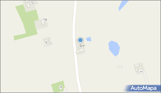 Wymysłowo, Wymysłowo, 74, mapa Wymysłowo