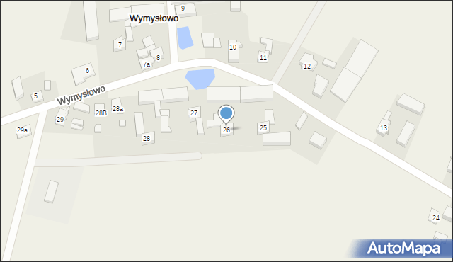 Wymysłowo, Wymysłowo, 26, mapa Wymysłowo