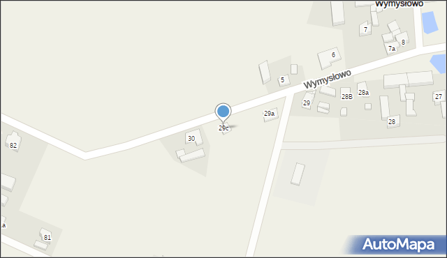 Wymysłowo, Wymysłowo, 29c, mapa Wymysłowo