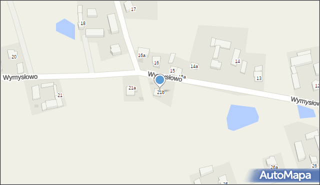 Wymysłowo, Wymysłowo, 21b, mapa Wymysłowo