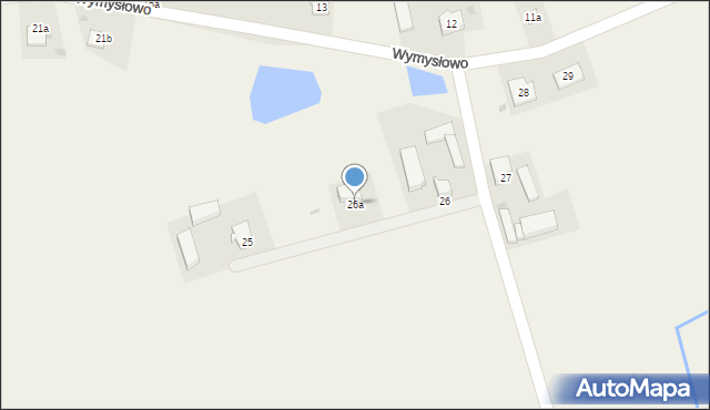 Wymysłowo, Wymysłowo, 26a, mapa Wymysłowo