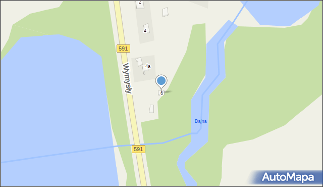 Wymysły, Wymysły, 6, mapa Wymysły