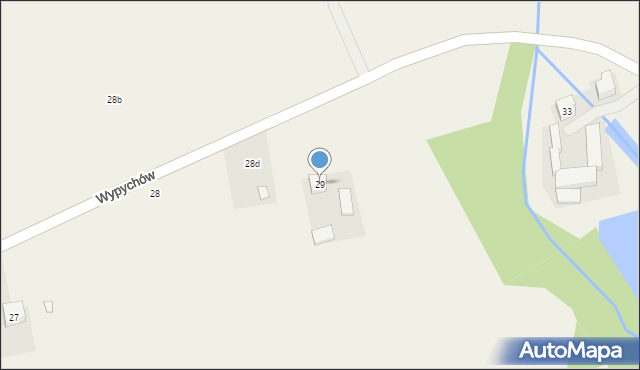 Wypychów, Wypychów, 29, mapa Wypychów