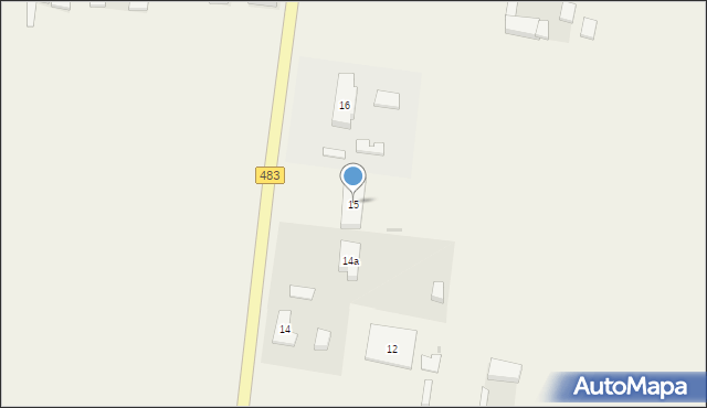 Wypychów, Wypychów, 15, mapa Wypychów