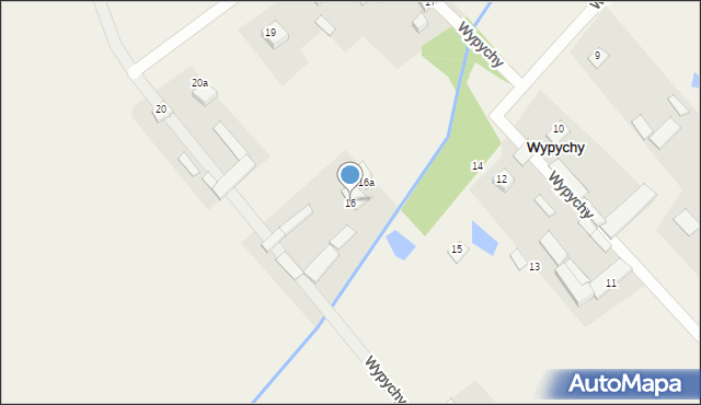 Wypychy, Wypychy, 16, mapa Wypychy