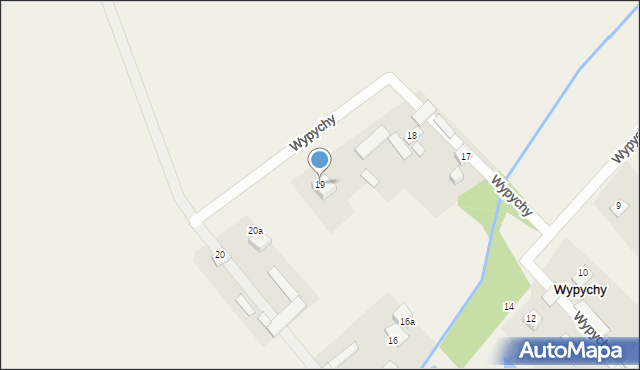 Wypychy, Wypychy, 19, mapa Wypychy