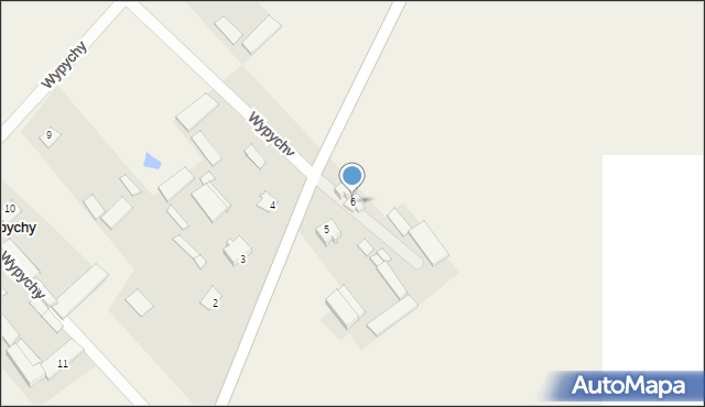 Wypychy, Wypychy, 6, mapa Wypychy